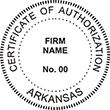 Arkansas Certificate of Authorization