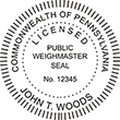 Pennsylvania Public Weighmaster Seal